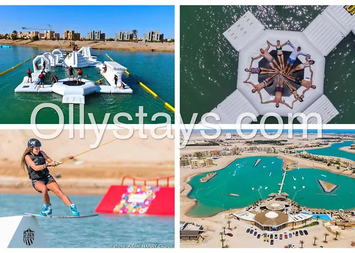Ollystays Lagoon & Pool Views, Shedwan 1br, Near Abu Tig ! Hurgada