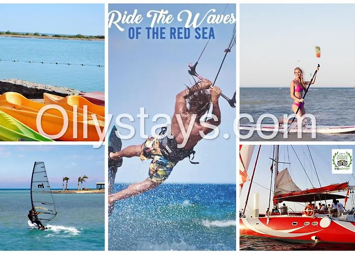 Daire Ollystays Lagoon & Pool Views, Shedwan 1br, Near Abu Tig ! Hurgada